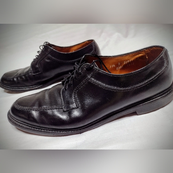 Men's Size 11.5 Allen Edmonds Norse Black Leather Dress Shoe Excellent Condition - Picture 7 of 11